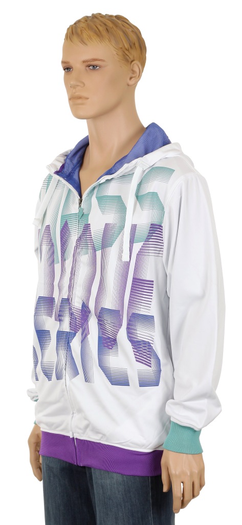 Mass Unique Vibes Zip Sweatshirt - White 