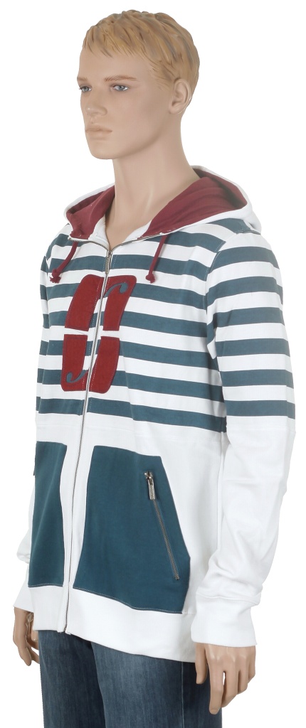 mikina Forum Clarence Zip - Yayo White
