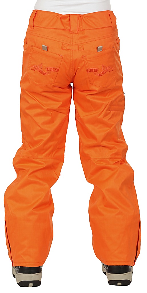 nohavice 686 Mannual Principal - Tangerine Herringbone Denim