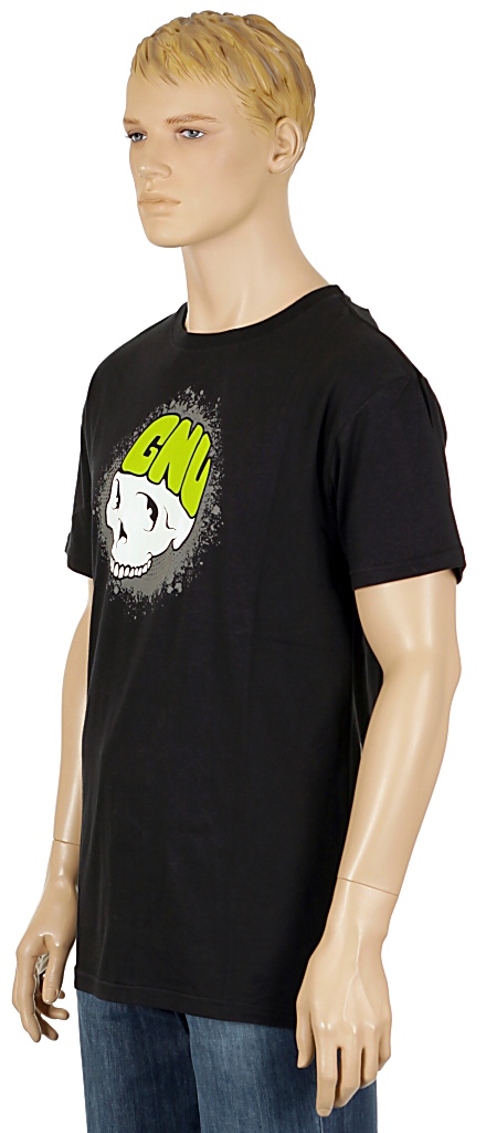 GNU DK Skull T-shirt - Black 