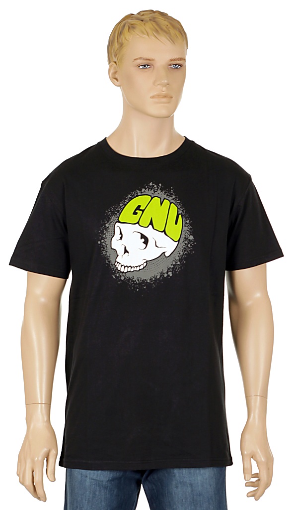 GNU DK Skull T-shirt - Black 