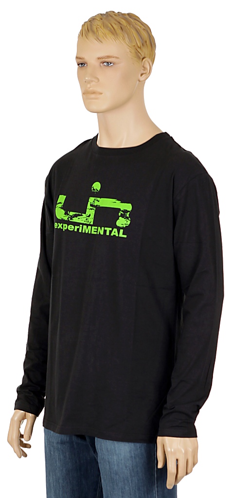 Tshirt Lib Technologies Experimental Logo LS - Black