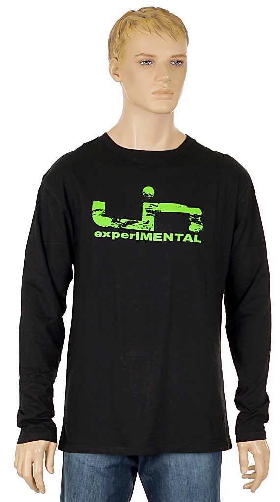 Tshirt Lib Technologies Experimental Logo LS - Black
