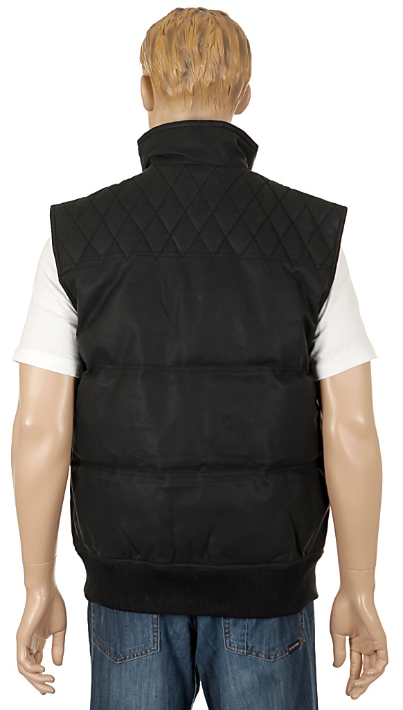 kamizelka Urban Classics Leather/TB192 - Black