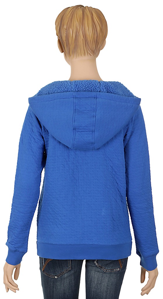 mikina Animal Santoni Zip - Victoria Blue