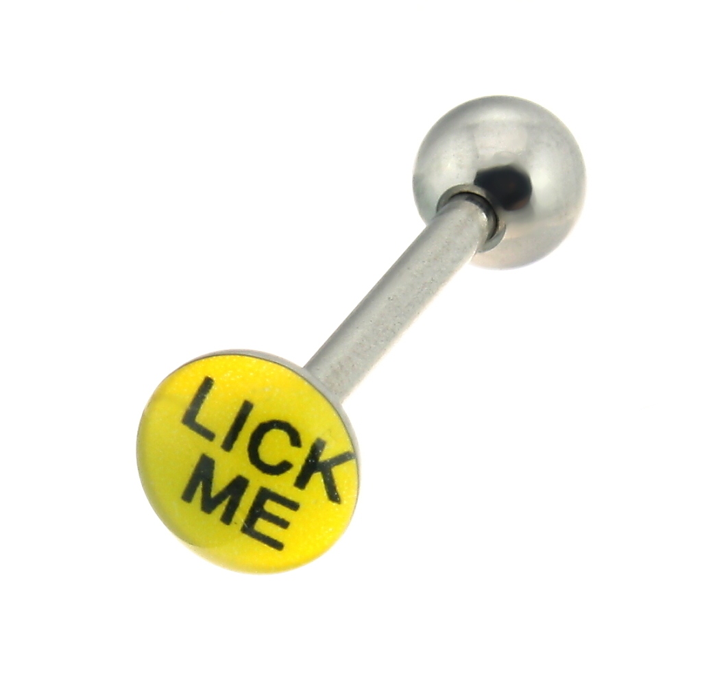 piercing Body Art 02BS74-X - Lick Me