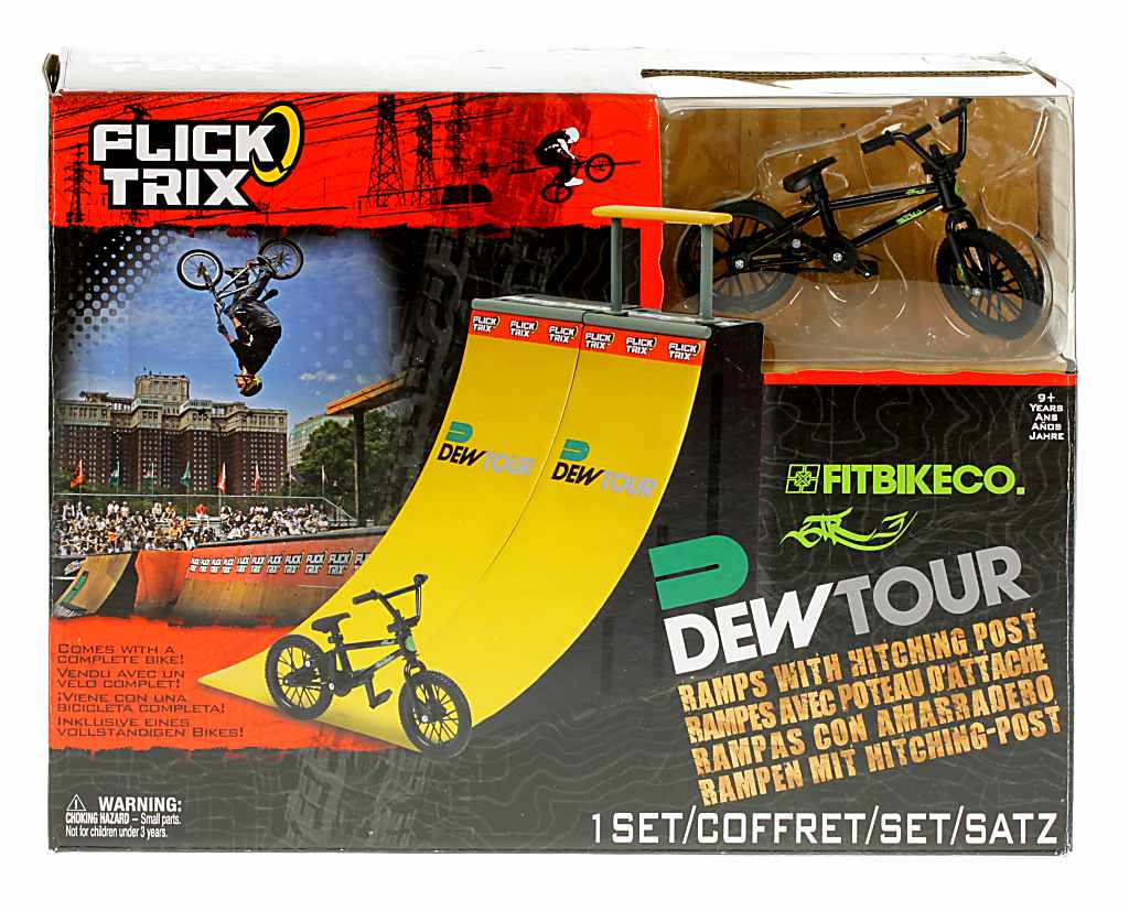 Flick Trix 20030969 Fingerbike + Ramp - Black/Yellow