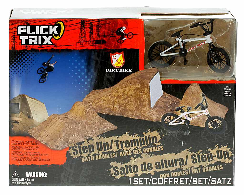 fingerbike + rampa Flick Trix 20030968 - White/Brown