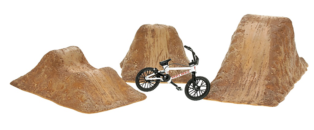 fingerbike + rampa Flick Trix 20030968 - White/Brown