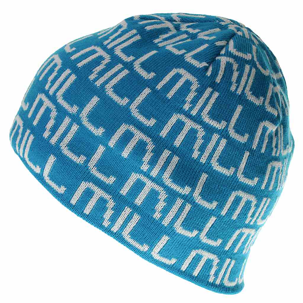 beanie Mill Revers - Blue/White