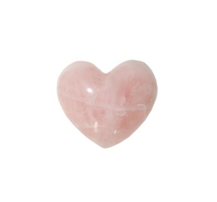 Energo heart stone rose quartz 6/7 - Light Pink