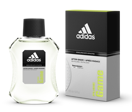 voda po holení Adidas Pure Game 100 ml - Silver/Black
