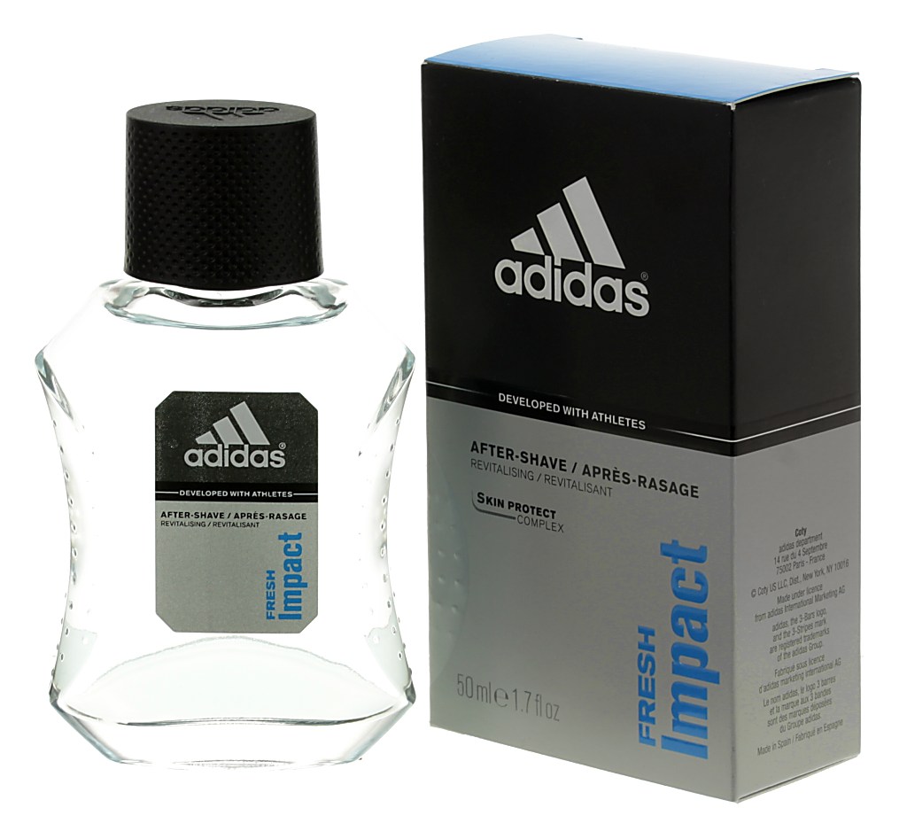 voda po holení Adidas Fresh Impact 50 ml - Black/Silver