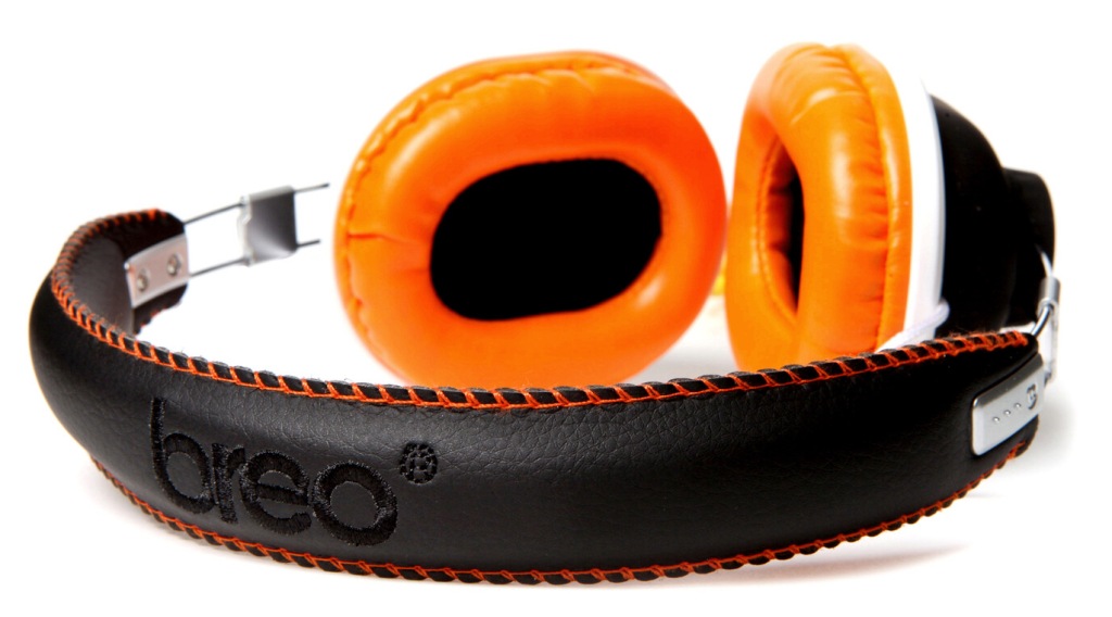 headphones Breo Neptune - Black/Orange