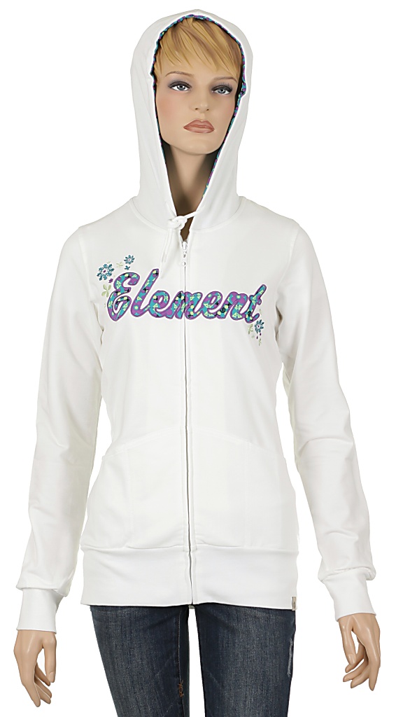 Element Harriet Zip Sweatshirt - White