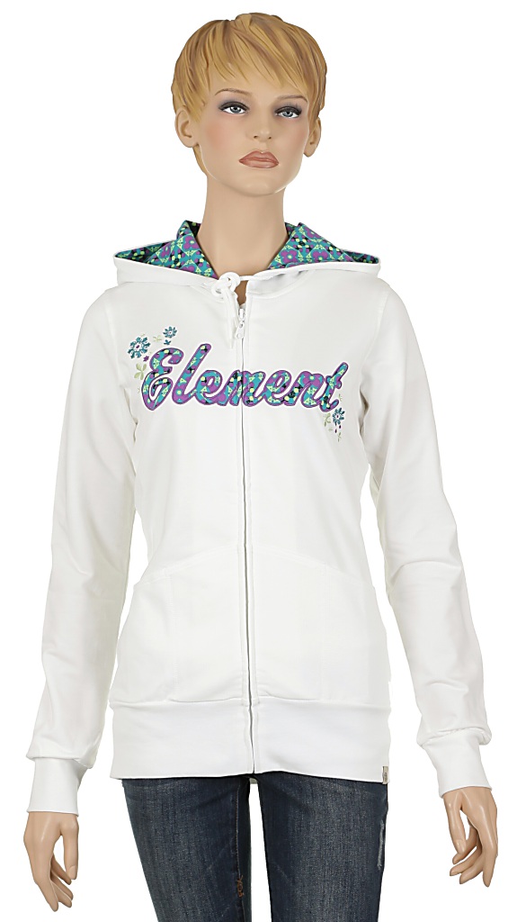 Element Harriet Zip Sweatshirt - White