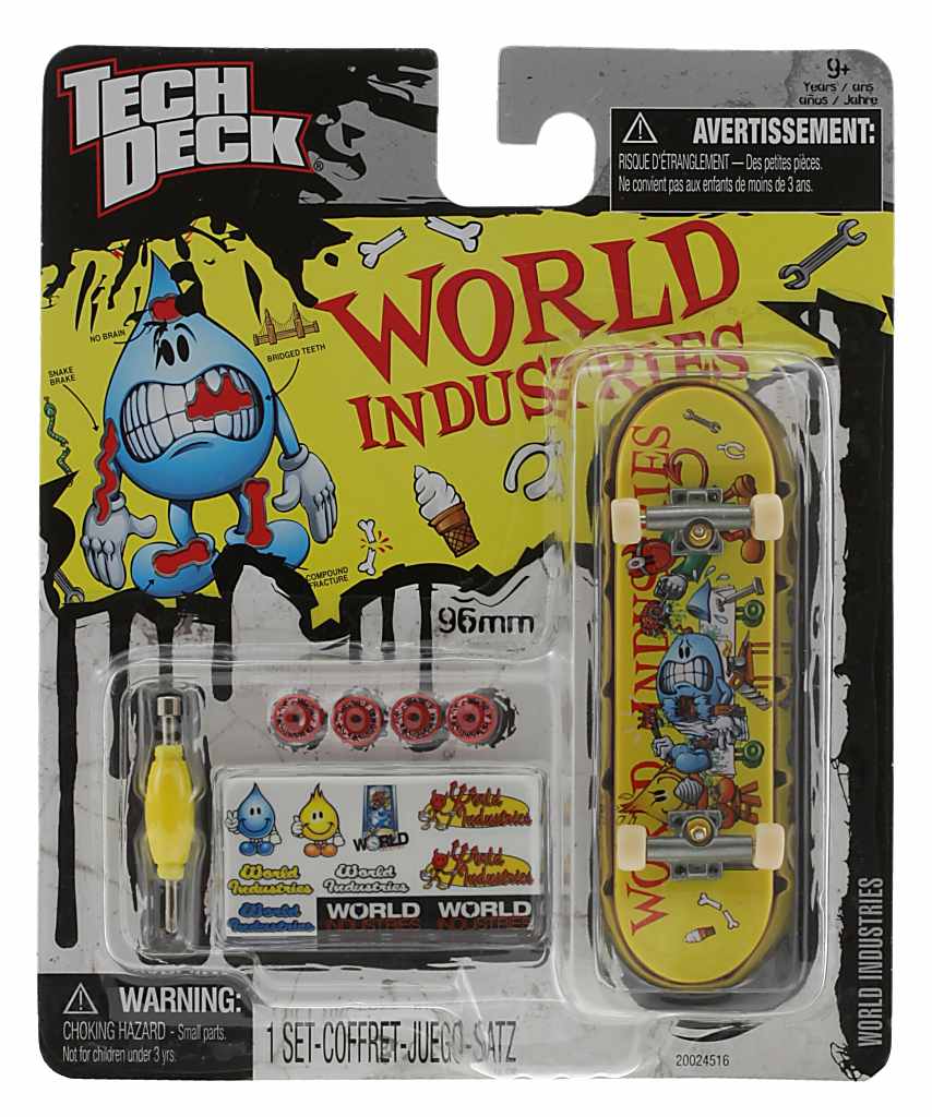 fingerboard TechDeck World Industries - Yellow