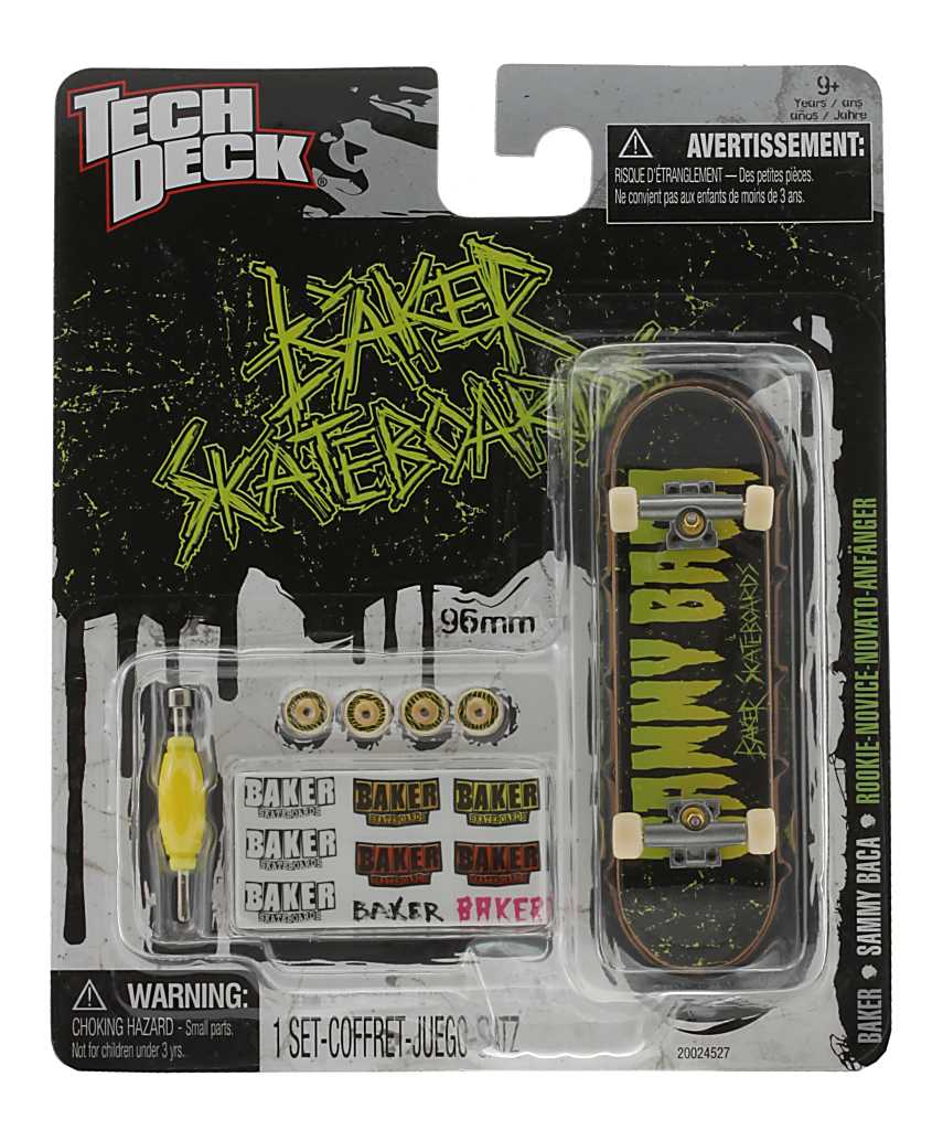 fingerboard TechDeck Baker - Sammy Baca/Black/Green