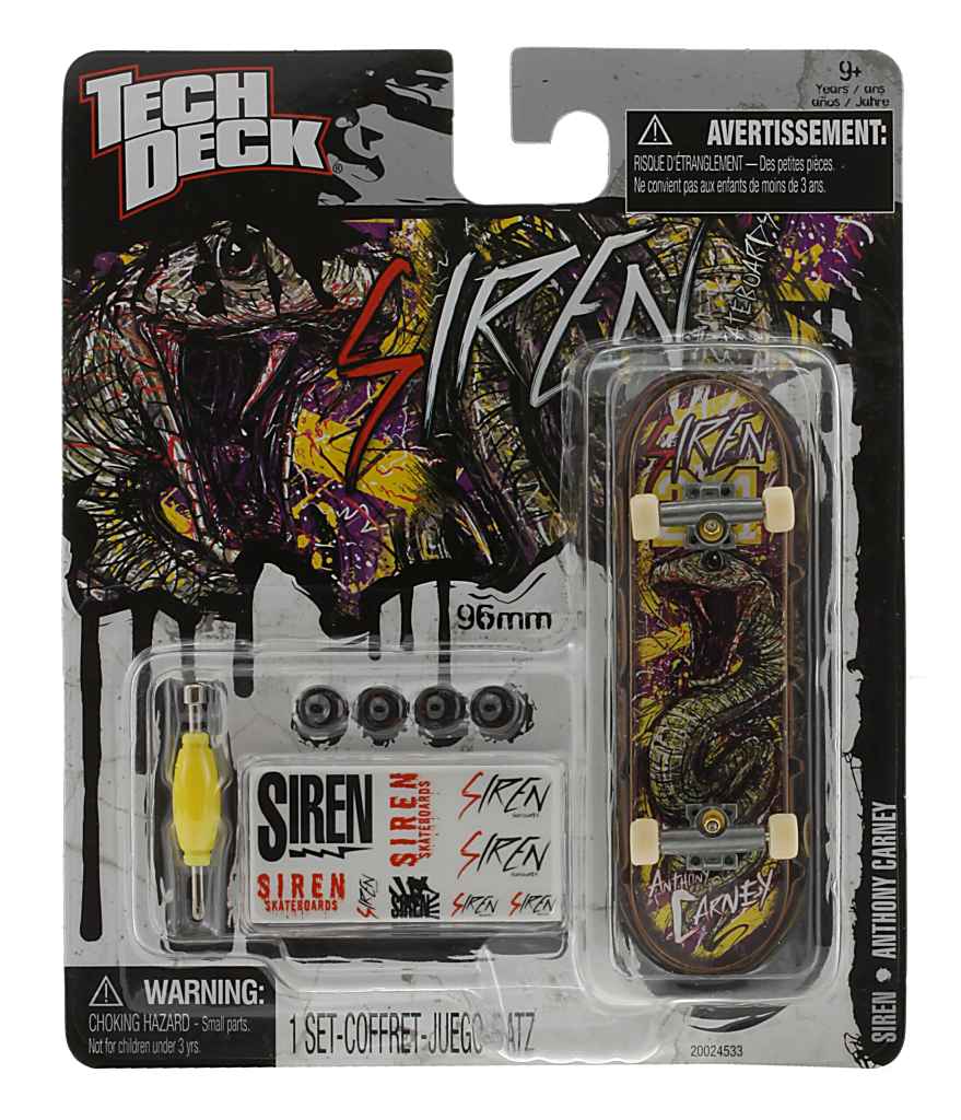 fingerboard TechDeck Siren - Anthony Carney/Snake