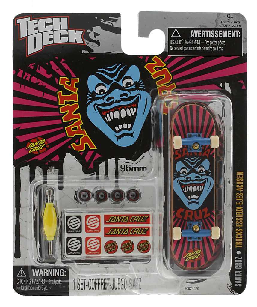 fingerboard TechDeck Santa Cruz - Trucks/Pink/Blue