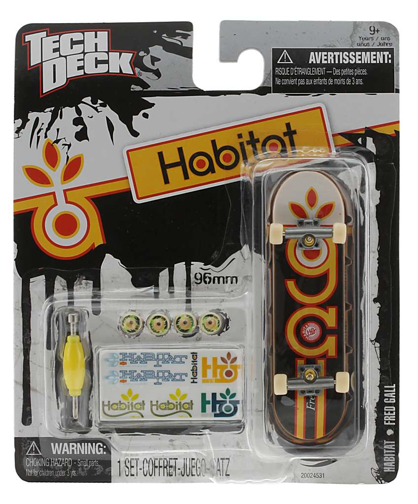 fingerboard TechDeck Habitat - Fred Gall/Black/Orange