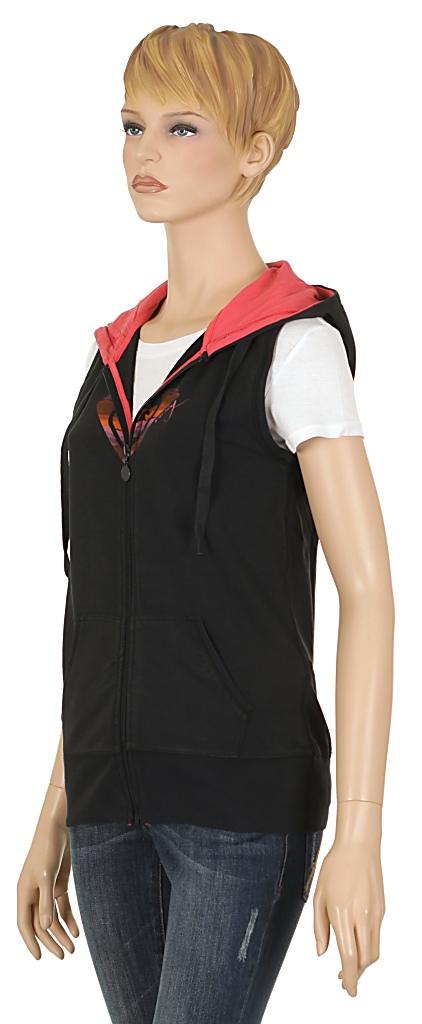 vesta Roxy Logo Brights Zip - True Black