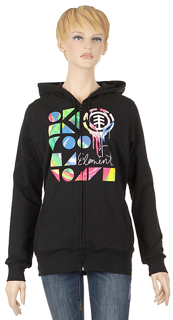 sweatshirt Element Cmon Zip - Black