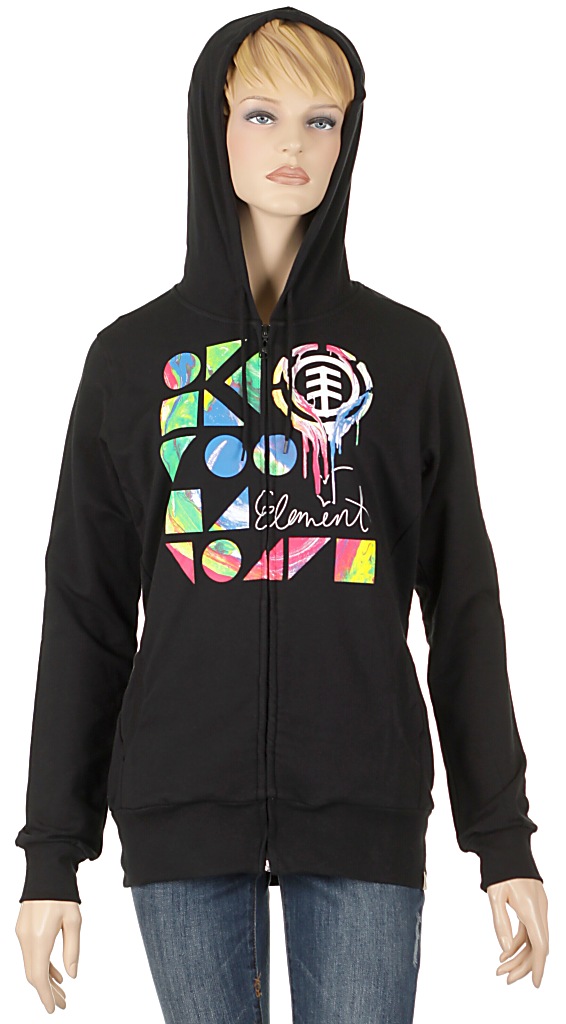 sweatshirt Element Cmon Zip - Black