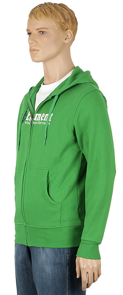 mikina Element Horizontal Zip - Aloe Green
