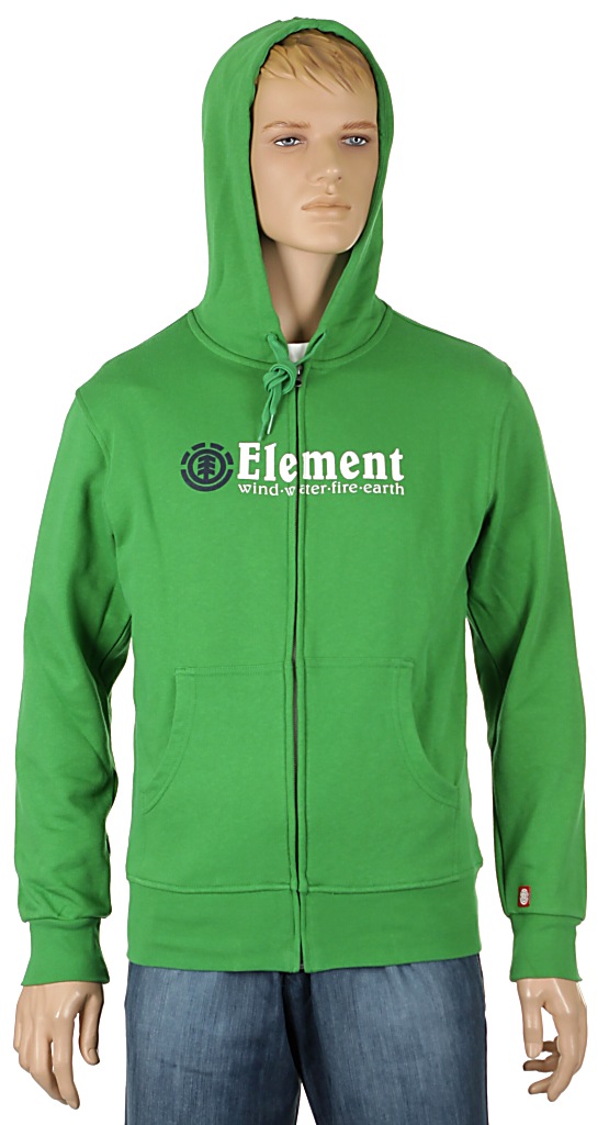 mikina Element Horizontal Zip - Aloe Green