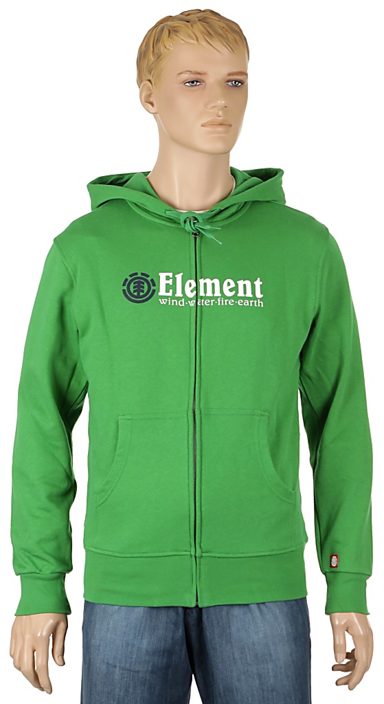 mikina Element Horizontal Zip - Aloe Green