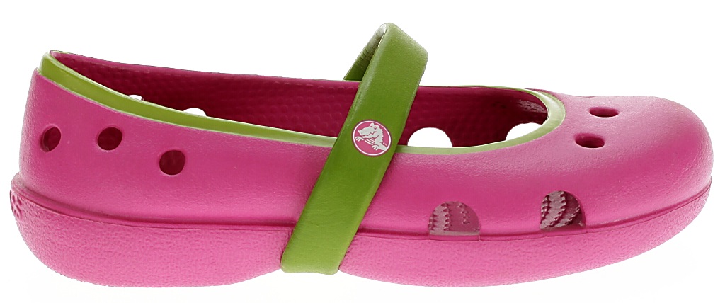 shoes Crocs Keeley Kid's - Fuchsia/Parrot Green