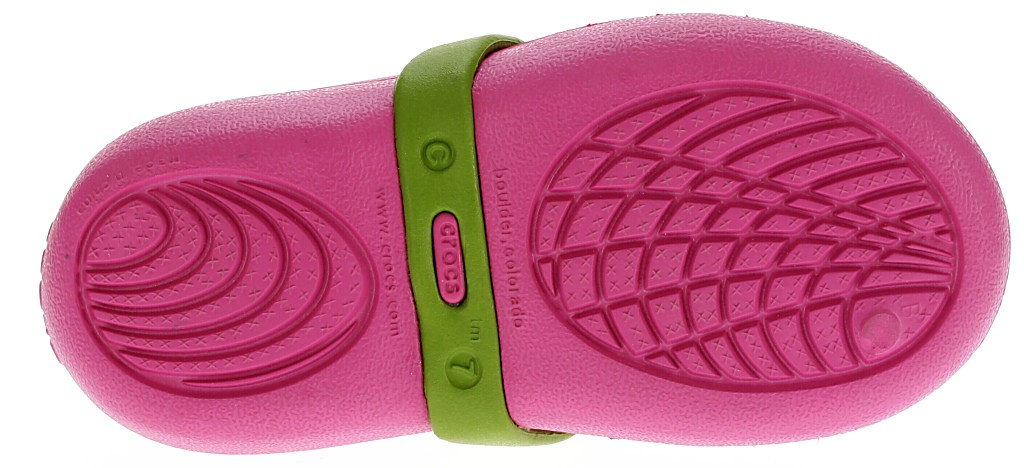 shoes Crocs Keeley Kid's - Fuchsia/Parrot Green
