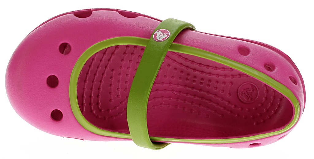 shoes Crocs Keeley Kid's - Fuchsia/Parrot Green