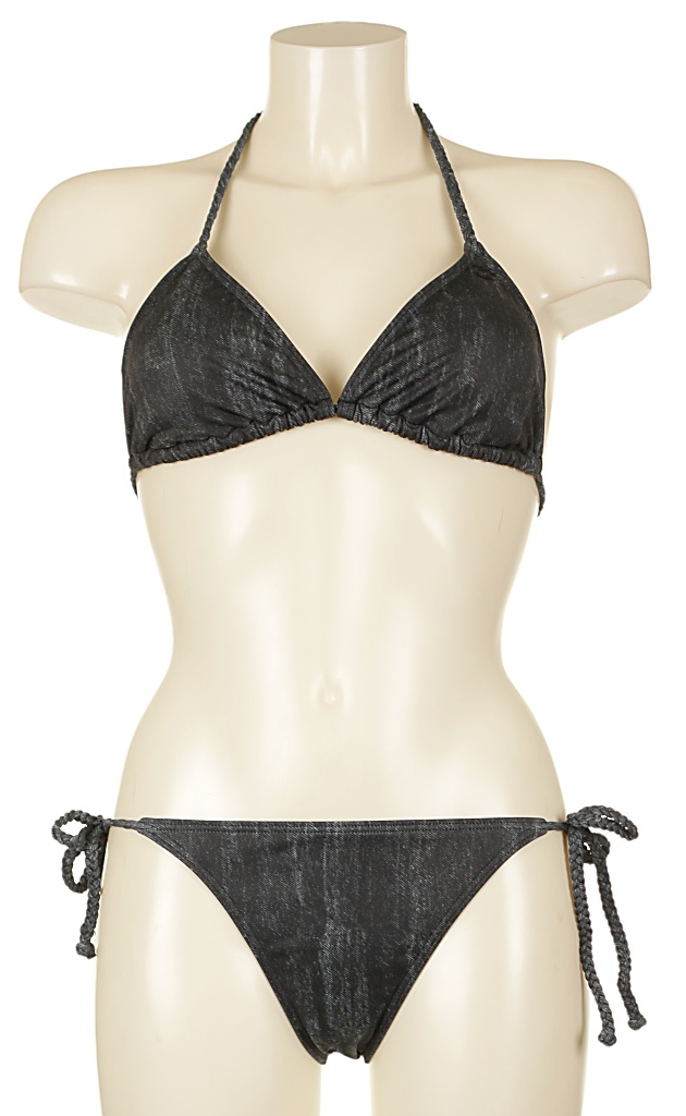 plavky Billabong Subli Denim Basic Tie - Black