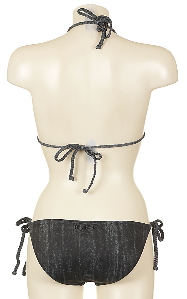 plavky Billabong Subli Denim Basic Tie - Black