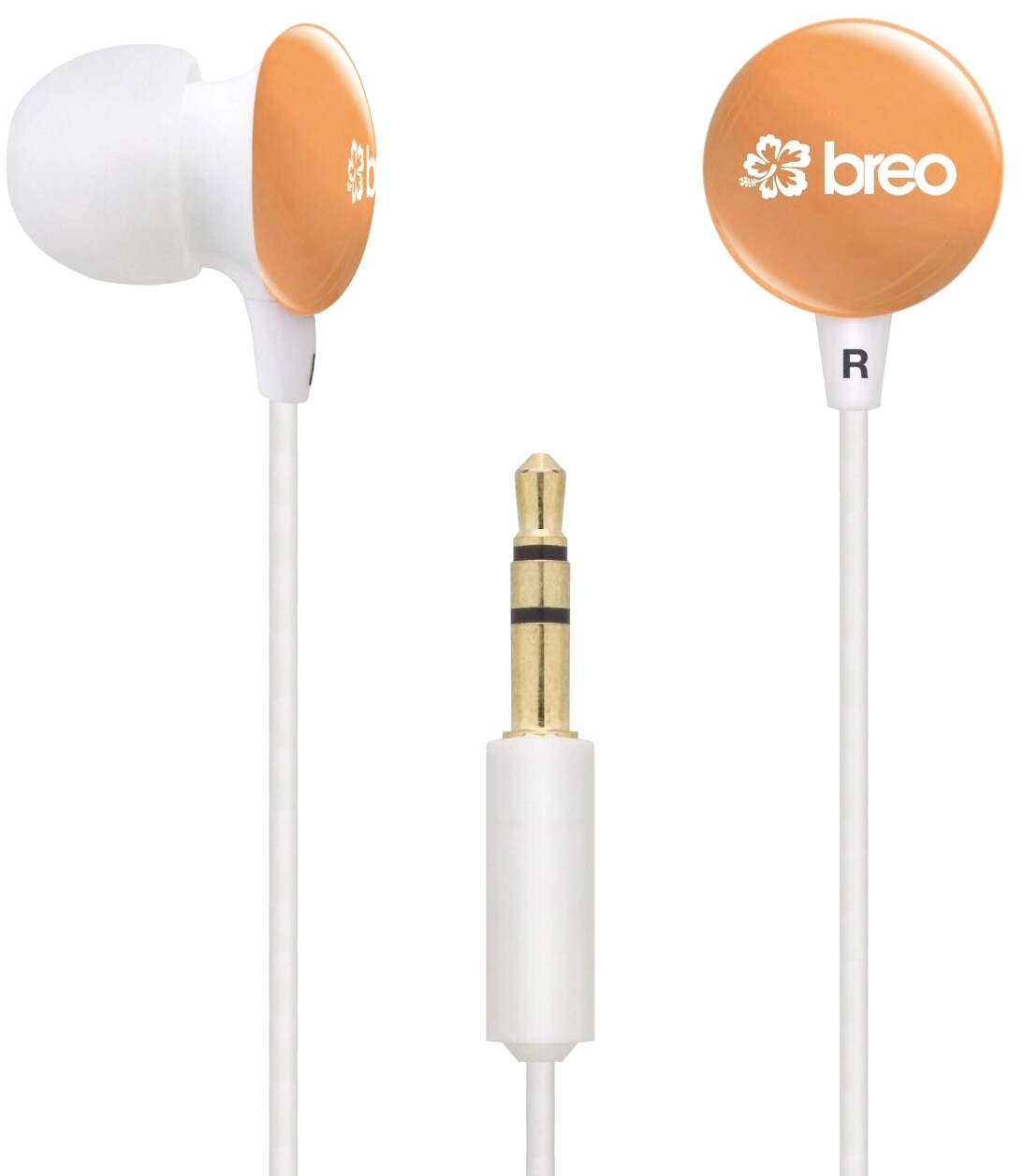 slúchadlá Breo Candy Drops - Orange