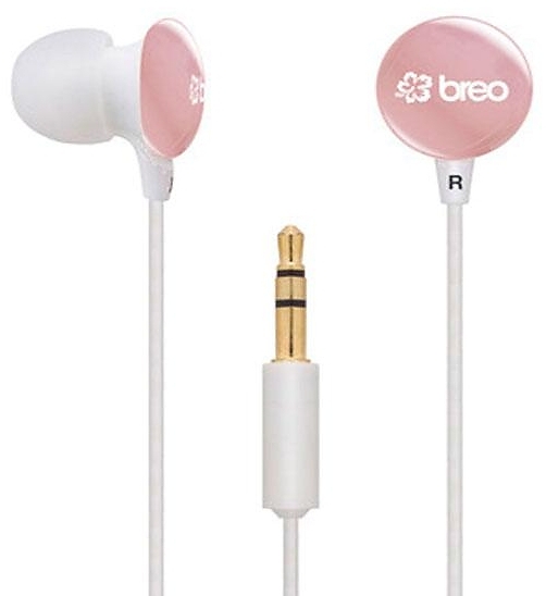 slúchadlá Breo Candy Drops - Pink