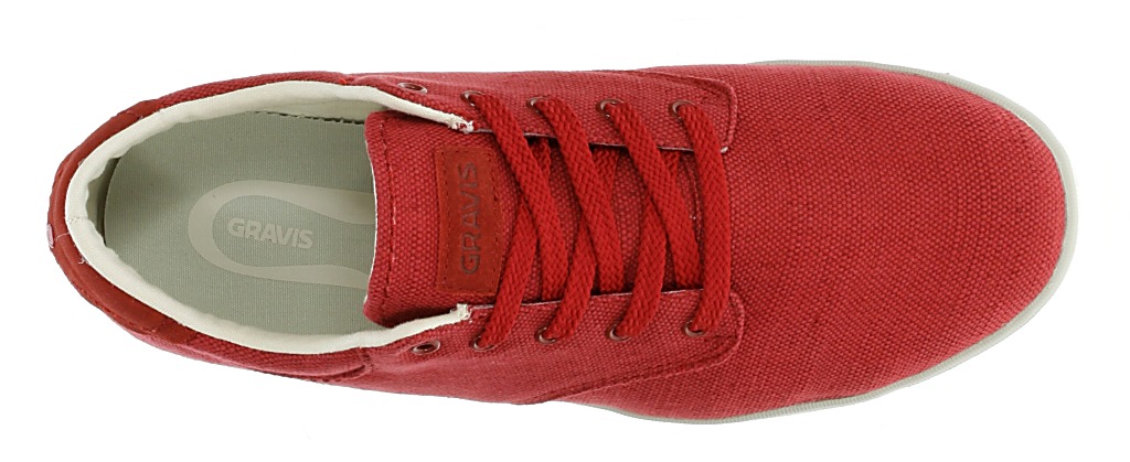 topánky Gravis Remington Canvas - Red Canvas