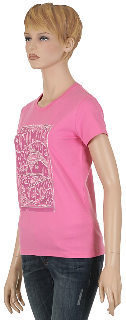 Animal Acorn T-shirt - Azalea 
