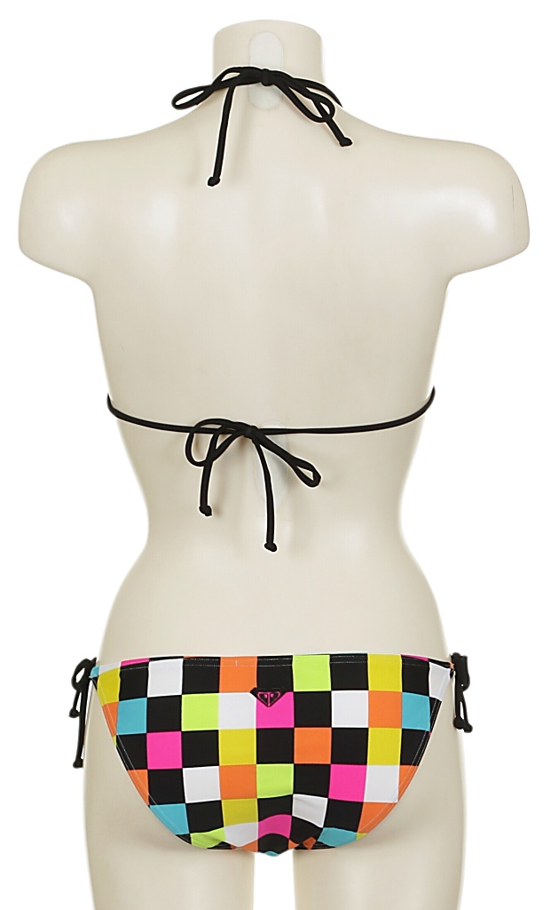 plavky Roxy Venice Beach Cha Cha Tie Sides - Venice Beach Black
