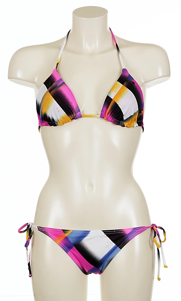 plavky Roxy Fade Away Brazilian String Tie Sides - Fade Away Black