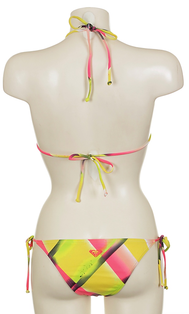 plavky Roxy Fade Away Brazilian String Tie Sides - Fade Away Corn