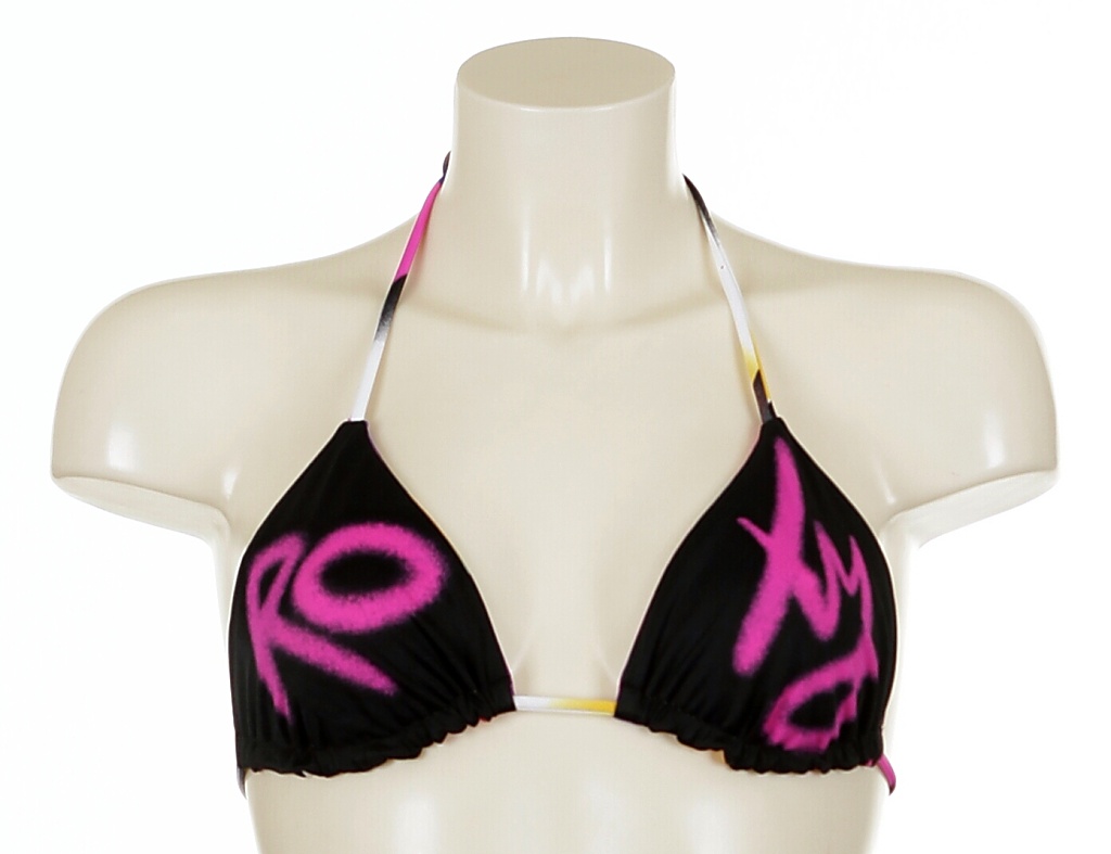 plavky Roxy Fade Away Brazilian String Tie Sides - Fade Away Black