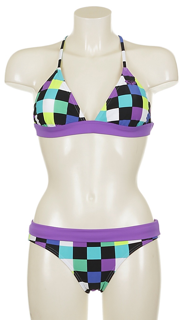 plavky Roxy Venice Beach Roll Top Brief - Venice Beach Purple