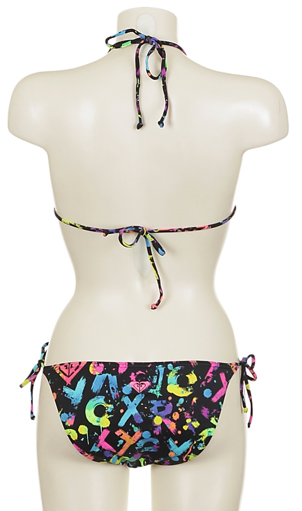 plavky Roxy Roxy Out Loud String Bikini - Roxy Out Black