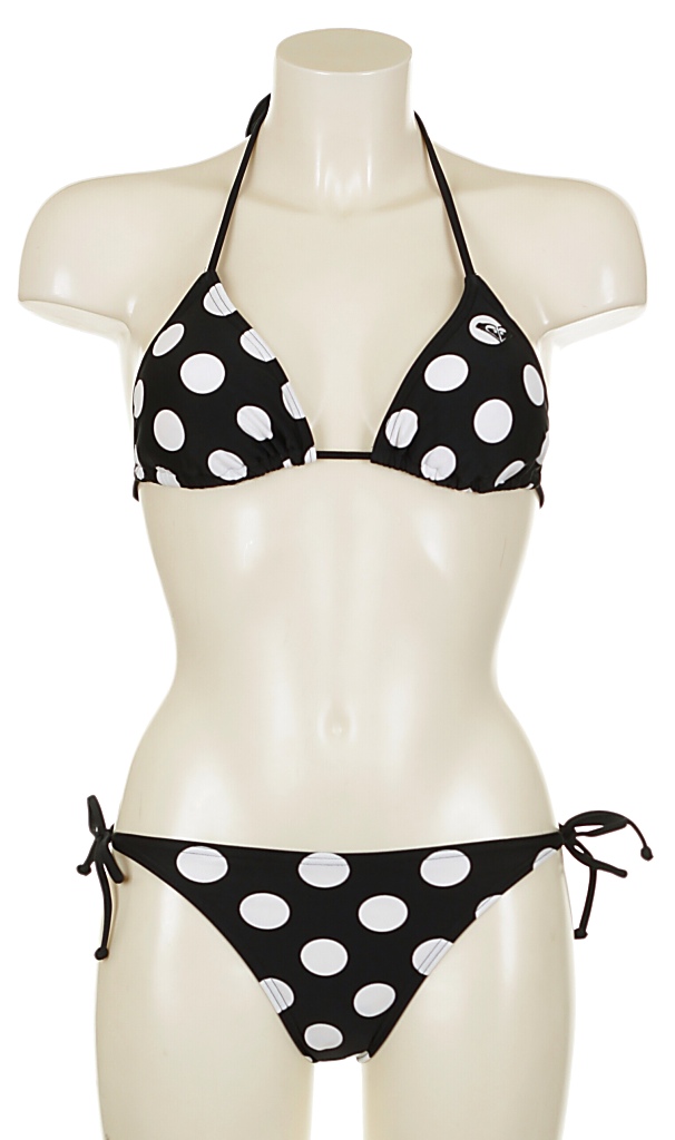 plavky Roxy The Hype String Bikini Tie Sides - The Hype Black