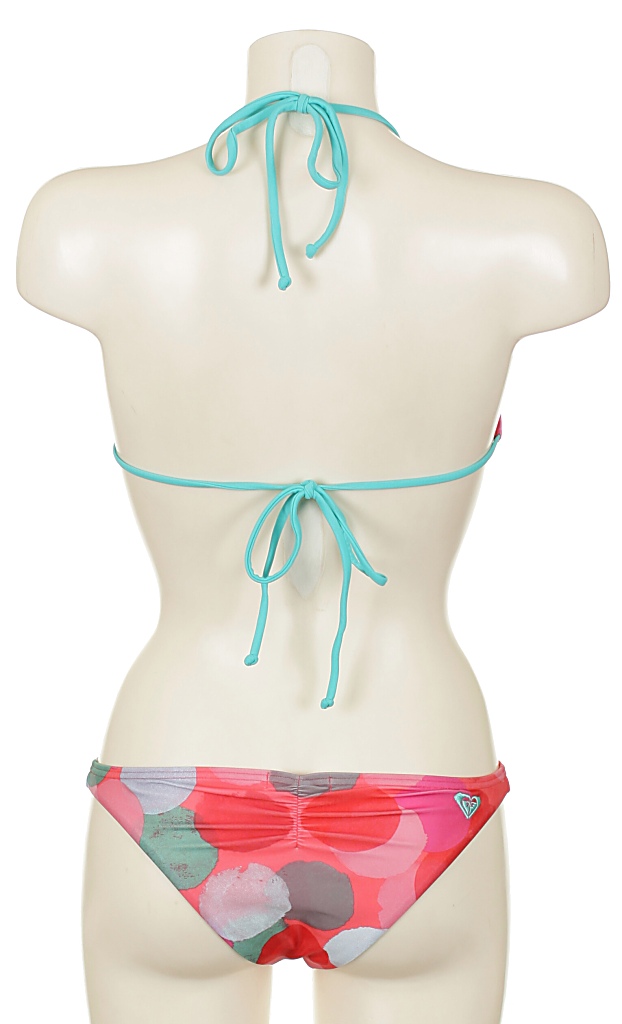 plavky Roxy Polka Polka Rio Brazilian - Polka Sunset Red