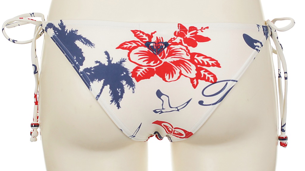 plavky Roxy Lost At Sea Brazilian String - Lost At Sea Antique White