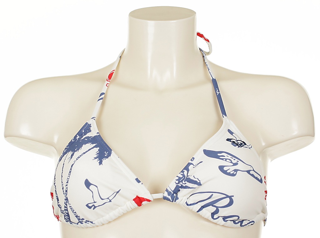 plavky Roxy Lost At Sea Tiki Tri - Lost At Sea Antique White